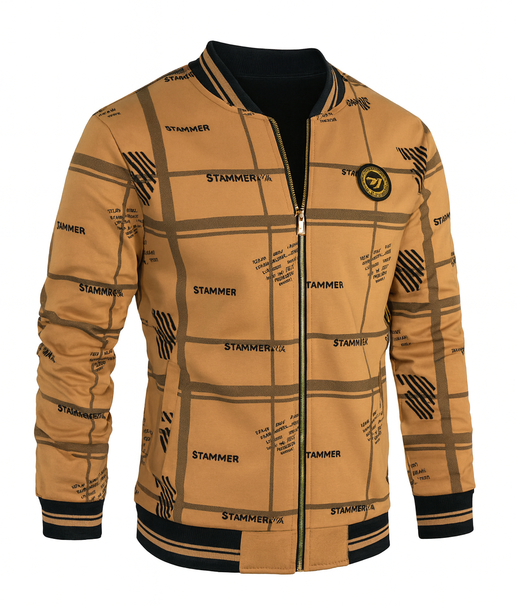 Stammer Classic Grid Bomber Jacket      Ask ChatGPT