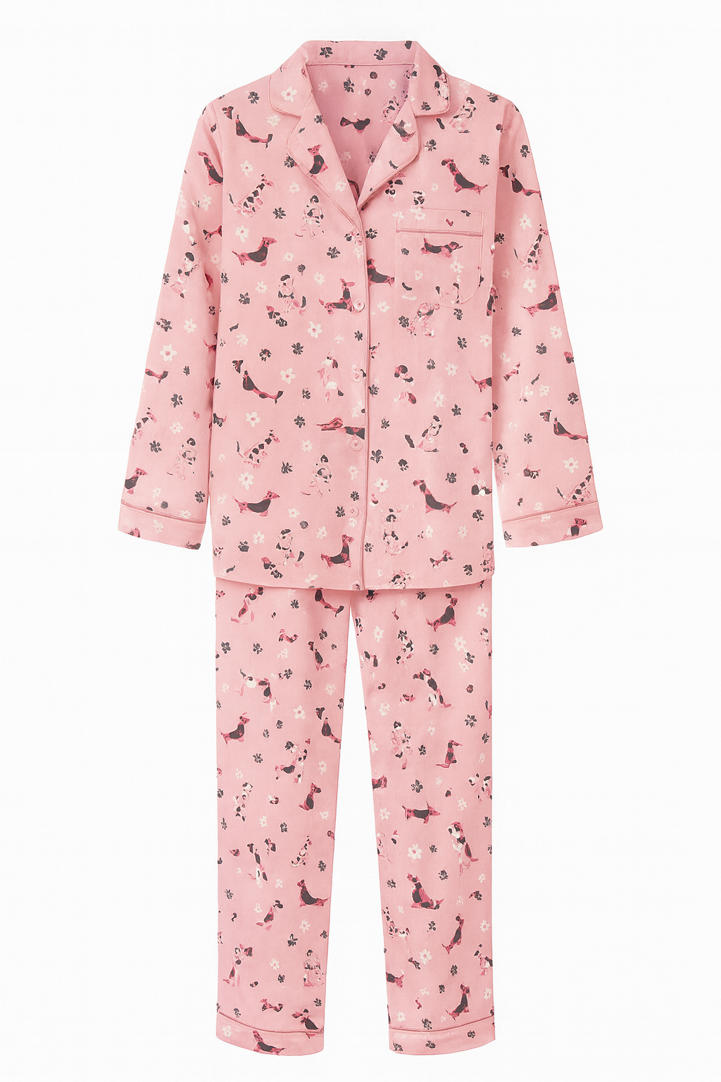 Pink Puppy Dream Pajama Set