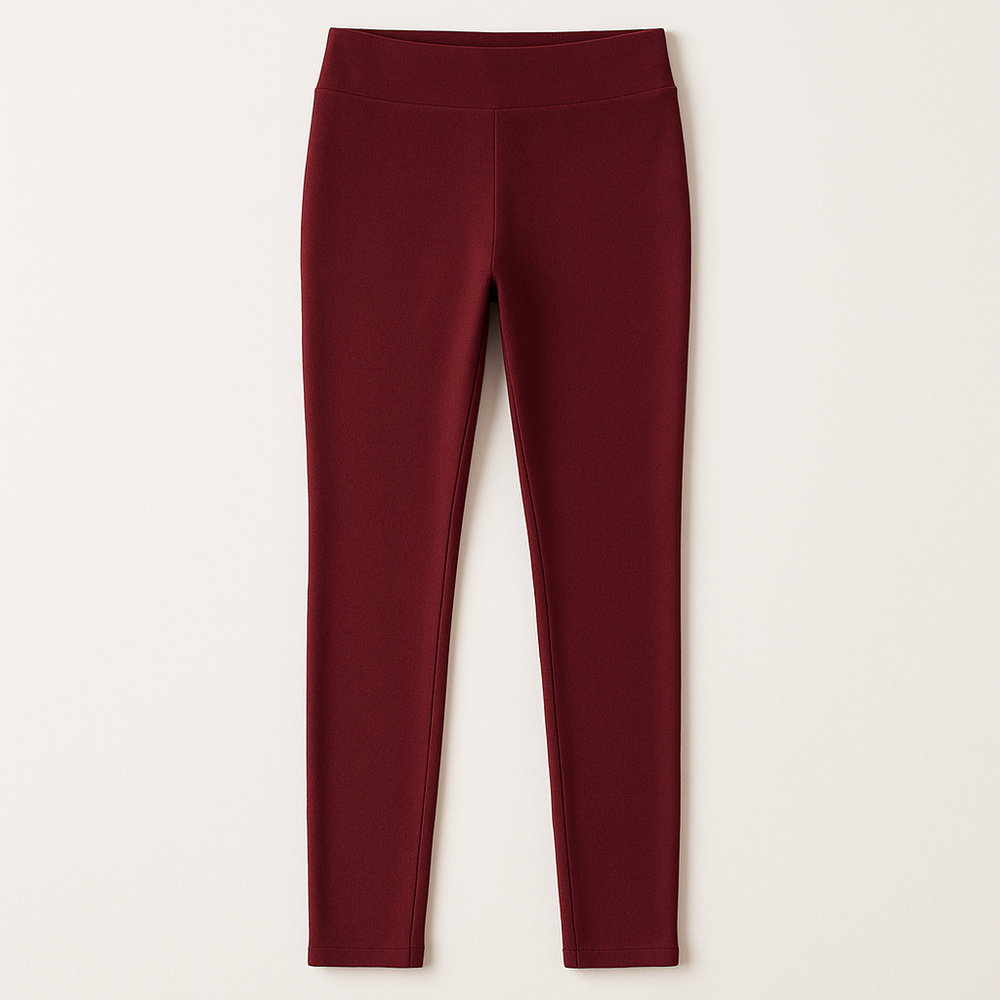 Maroon Skinny Fit Leggings