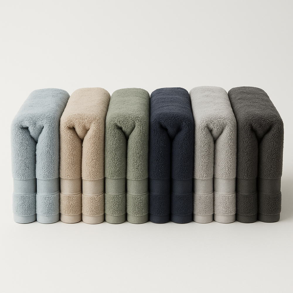 Neutral Color Palette Bath Towel Collection