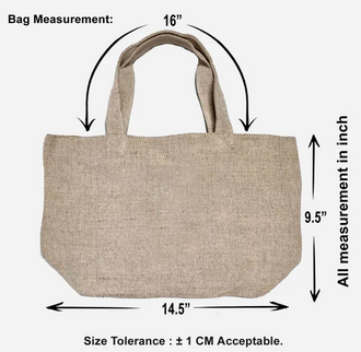 Trendsetter -Craftsmanship and Trendy -Natural Jute Tote Bag for Women- Progressively Better Preferble - Low Hassle and Maintanance
